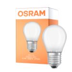 Osram Classic LED E27 Pallo Filament Matta 5.5W 806lm - 827 Erittäin Lämmin Valkoinen | Korvaa 60W