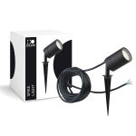 D'Lite Maapiikki Valo Fuse Virtajohto Musta | IP65 - Sopii 1x GU10 | incl. cable 2 Meter