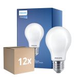 Monipakkaus 12x Philips Master LED E27 Päärynä Filament Matta 10.5W 1521lm - 922-927 Dim To Warm | Paras Värintoisto - Himmennettävä - Korvaa 100W