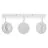 Ledvance LED Decor Kohdevalaisin Saturn Muovi- Valkoinen 29W 935lm - 830-842-865 CCT