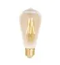 WiZ Smart LED E27 Edison Filament Keltainen 6.5W 720lm - 820-845 Säädettävä Valkoinen | Himmennettävä - Korvaa 50W
