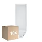 Monipakkaus 10x Ledvance Dulux-T LED 10W - 830 Lämmin Valkoinen | 4-Nastaa - Korvaa 26W