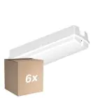 Monipakkaus 6x Ledvance LED Bulkhead Compact Suorakulmainen Valkoinen 8W 840lm - 830-840 CCT | IP65