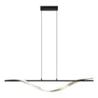 Eglo Riippuvalaisin Conaprato Teräs Brushed Messinki, Musta 20W 2500lm - 827-840-865 CCT | Himmennettävä